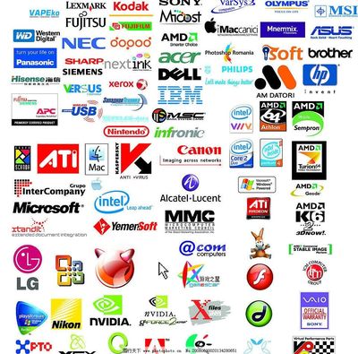 科技之光 电子与IT行业标志性LOGO设计大全及设计趋势解析